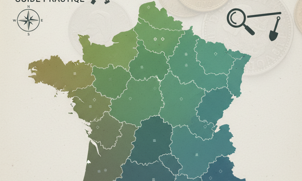 Carte lieux autorisés détection de métaux France : guide pratique