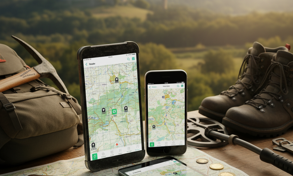 Applications cartes randonnée utiles détecteuristes France : guide complet